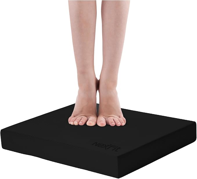 High-Density Balance Pad - Durable TPE Foam Balance Pad Physical Therapy, Foam Exercise Pad with Non-Slip Surface, Lightweight for Home & Gym Workouts, Core Strength & Balance Enhancement