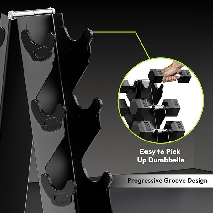 Dumbbell Rack A Frame Weight Rack Stand Dumbbell Weight Storage for Home Gym, Space-Saving Weight Stand for Home Gym