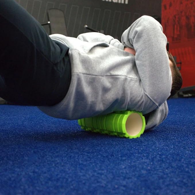 Gronk Fitness Green Foam Roller 13" | Back Roller Foam for Back Pain, Muscle Roller for Physical Therapy, Deep Tissue Massage, Yoga & Fitness | Trigger Point Roller for Recovery