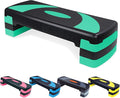 Aerobic Step Platform Exercise Step with 3 levels Adjustable Height Non-Slip Exercise Stepper for Cardio, Strength, and Fitness Workouts at Home or Gym