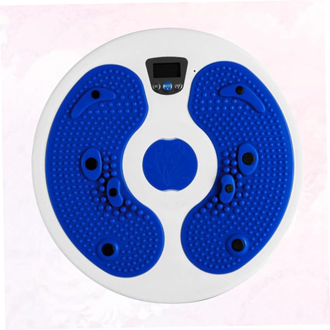 Twisting Waist Disc Fitness Plate Board for Home Use, Electronic Calorie Counter, Multifunctional Abdominal Exerciser without Battery, Household Twist Board Exercise Equipment