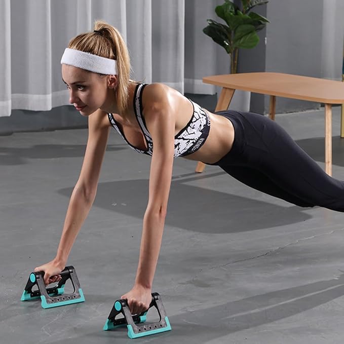 Push-up Bars Indoor Exercise Fitness Equipment Pair Non-slip Grip Push-up Bracket for Home Workout Strength Training