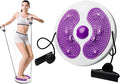 Ab Twist Waist Disc Board,Adjustable Waist Trainer Twisting Disc with Handles,Waist Slimming Balance Rotating Disc with Massage Foot Sole for Slimming Waist Arms Hips and Thighs