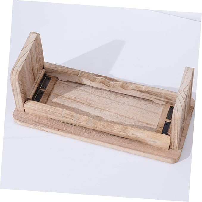 POPETPOP Portable Zen Stool Wooden Meditation Bench Non-Slip Design Suitable for Household Stool