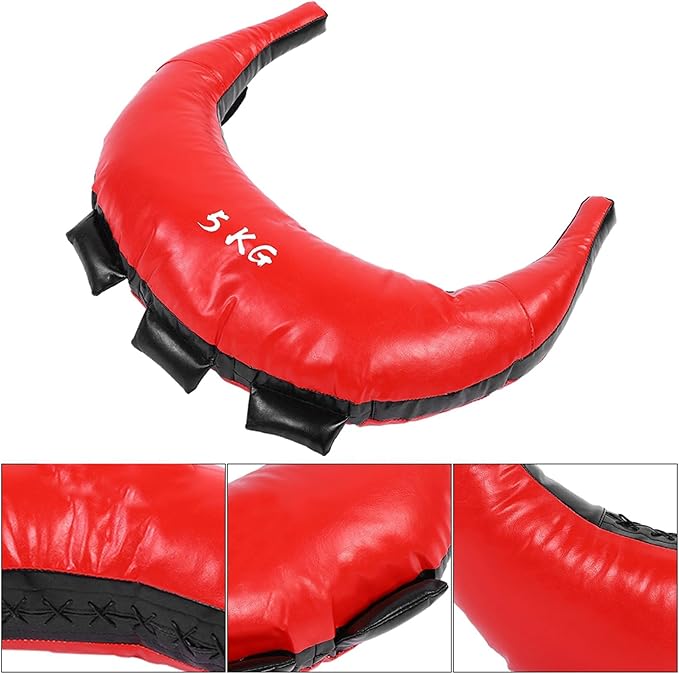 T best Power Bag, 5-25kg Fitness Power Bag Croissant Weight Training Sand Bag Strength Training Sandbag Empty Sandbags