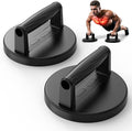 Push Up Bars Strength Training Equipment, Ergonomic Grips, 7.48" Base for Increased Stability, Home Gym Equipment, Push Up Stands Handle for Floor Workouts ﻿