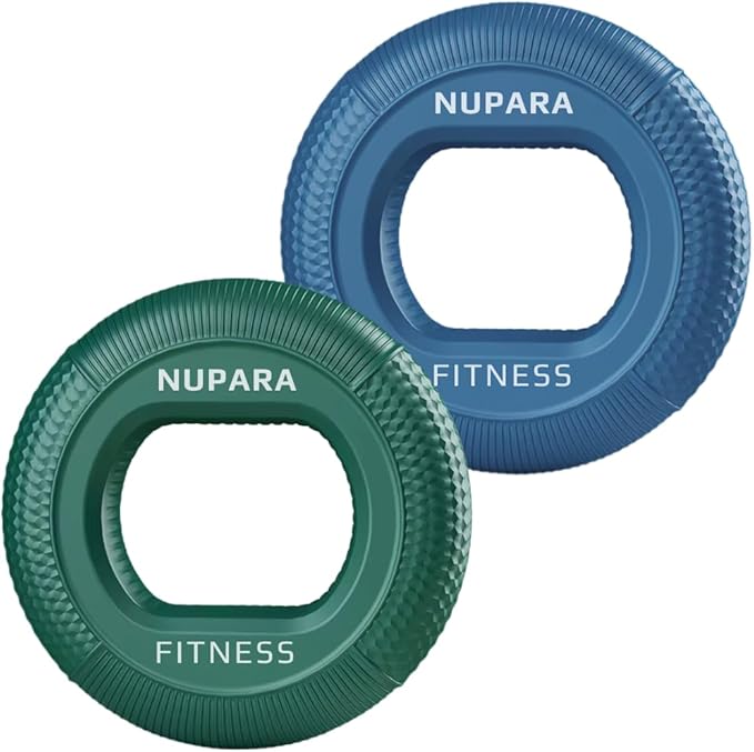 Grip Strength Trainer - Grip Strength Ring, Forearm Strengthener, Hand Strengthening Device, and Hand Gripper Strengthener. 2-pack