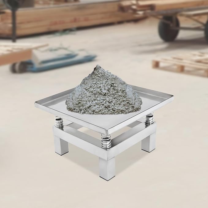 Concrete Vibrating Table Countertop Vibration Platform Compact Stainless Steel Vibration Table