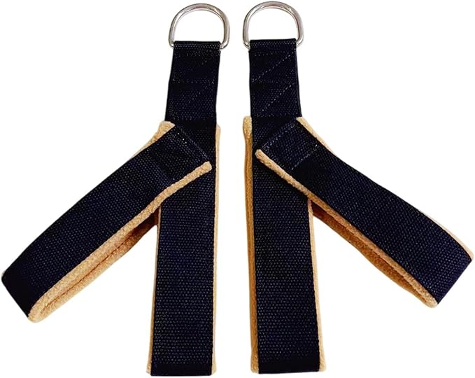 Generic 2Pcs Pilates Straps Yoga Straps Improve Flexibility Footstraps Reformer Straps Fitness Straps for Workout Exercise Beginner