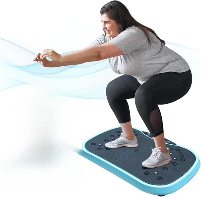 Vibration Platform Machines Plate Exercise Machine Whole Body Workout Vibration Fitness Platform, Home Training Equipment for Weight Loss & Toning