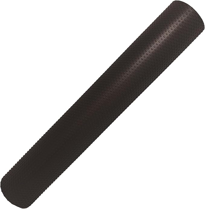 35“ High Density Fitness Foam Roller, Super Soft Round PE Foam Roller Exercises Yoga, Stretching, Deep Tissue&Muscle Recovery Relieves Muscle Pain, Improves Mobility & Circulation (Black)