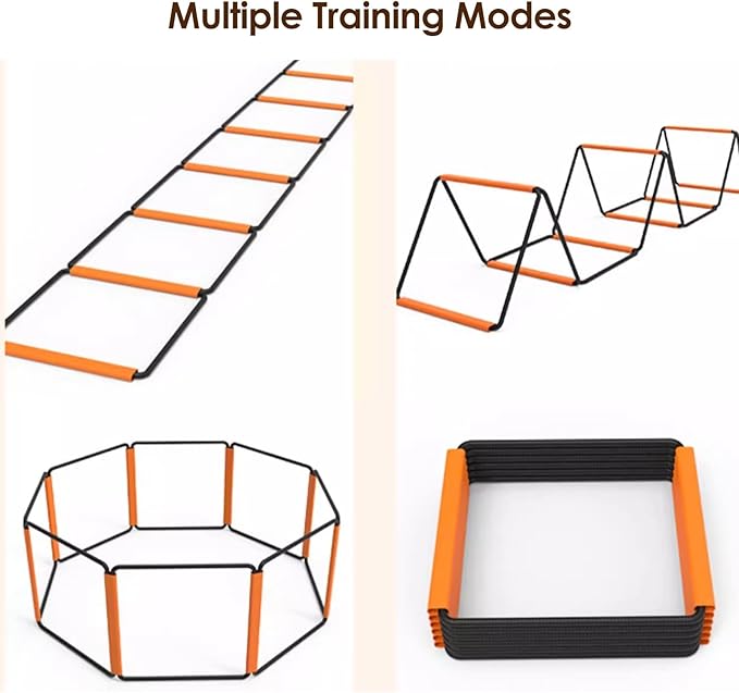 YXXSDP Speed Training Hurdles for Kids, School Lightweight Agility Obstacle Training Set, Professional Compact Sports Practice Equipment