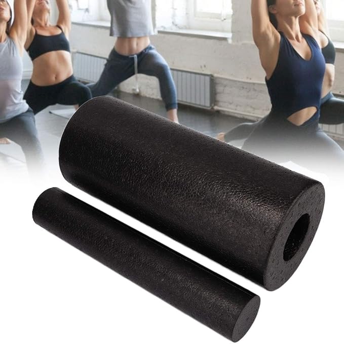 Dioche Foam Roller 2 in 1 Hollow Column Foam Roller Set EPP Muscle Relieve Massage Roller for Deep Tissue Massage of The Back and Leg Muscles