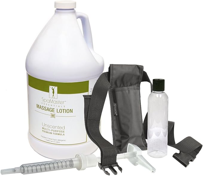 Master Massage Unscented Massage Lotion 1 Gallon Kit