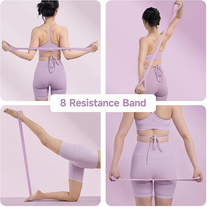 at Home Pilates Kit for Women, Pilates Equipment for Home Workouts, Adjustable Resistance Pilates Ball and Ring Set for Exercise