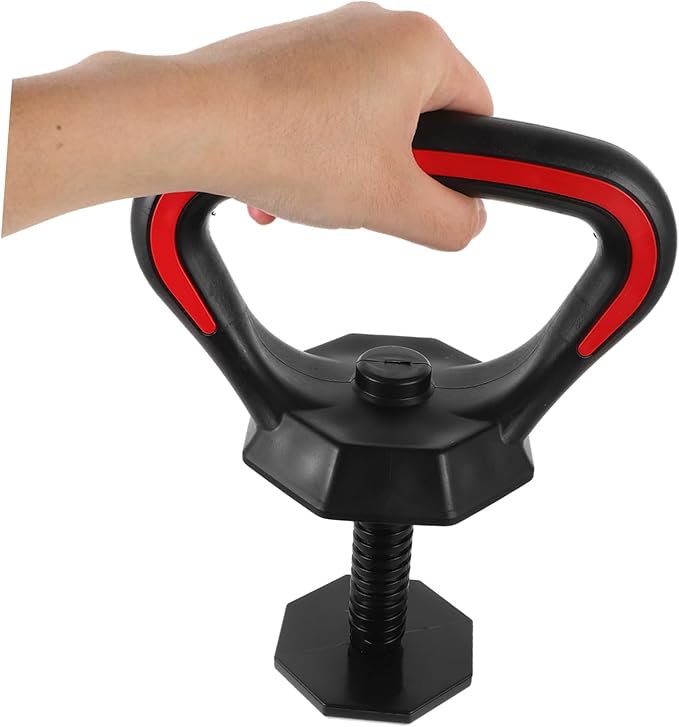 Milisten Adjustable Kettlebell Handle Set Ergonomic Powder Coated Kettlebell Equipment for Strength Training and Fitness Workouts