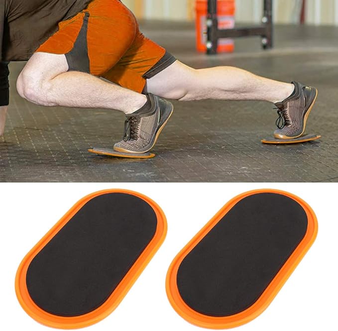 Core Sliders, Dual Sided Core Sliders, Oval Yoga Sliding Disks for Abs Full Body Training for Travel for Abdominal Exercise Equipment for Home