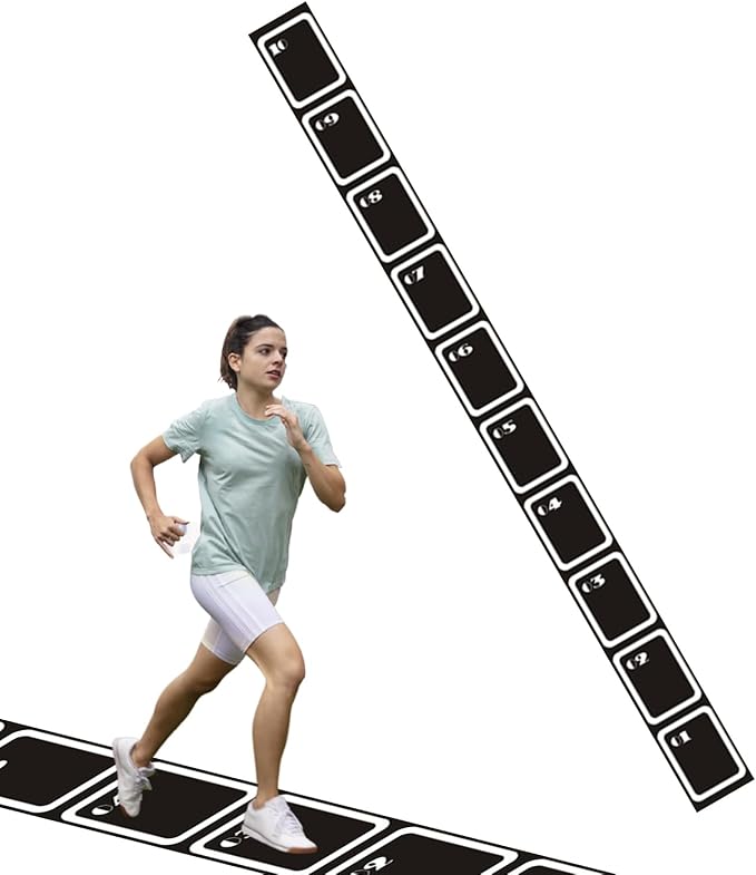 Sports Agility Ladders - Soccer Training Mat | Portable Football Speed Practice Supply Equipment, Agility and Speed Coordination footworkk Drills for Fitness Exercise Gym Gear