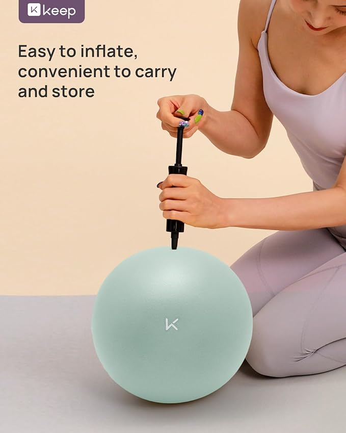 KEEP Exercise Ball Anti-Burst - Thickened Yoga Ball Pilates Ball for Physical Therapy, Fitness Ball for Workout, Core Strength and Physical Therapy
