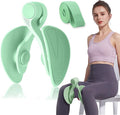 Pelvic Floor Exercise Devices, Inner Thigh Kegel Exerciser, Kegel Trainer for Postpartum Rehabilitation, Exerciser of Thigh at Home, Hip Under Desk Exercise Men Women with Band