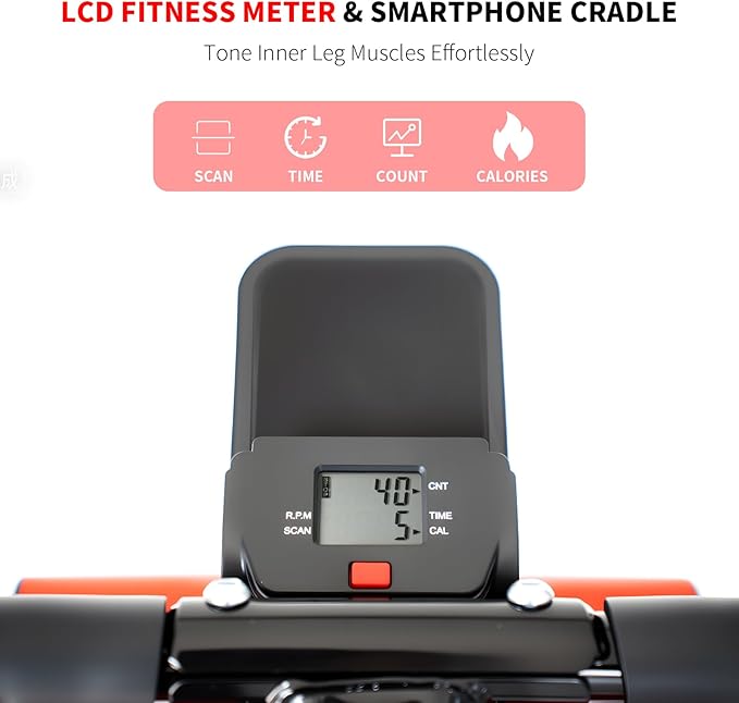 Air Walker Exercise Machine, 30" inch Stride Space Walker Elliptical Trainer for Home Use, Low-Impact Elliptical Cross Trainers Compact Steppers for Men and Women Full-Body Cardio & Leg Toning
