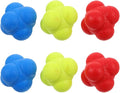 Hemoton 6pcs Sports Reaction Training Balls 5.5cm Hexagon Agility Coordination Reflex Training for Hand-Eye Coordination and Speed Improvement in Basketball Tennis Fitness