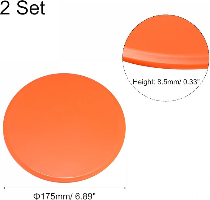uxcell Exercise Core Sliders, Glider Discs Dual Sided Usage on Carpets or Floor for Full Body Workout