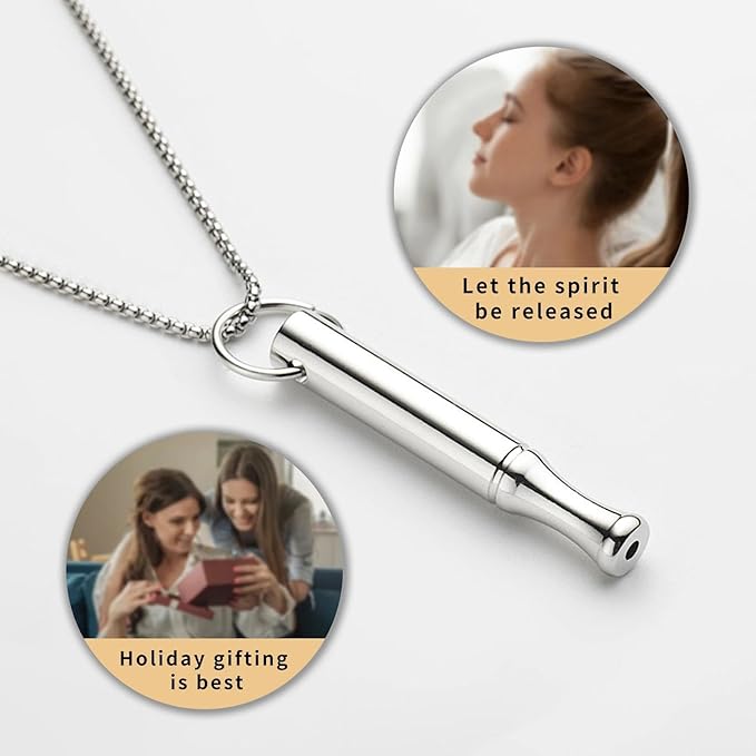 Breathing Necklace for Anxiety Relief Breathlink Stop Smoking Vaping Necklace Quit Smoking Aids Fidget Necklace for Smoking Cessation Fum Vaporless Smokeless Inhaler for Men Women Adult