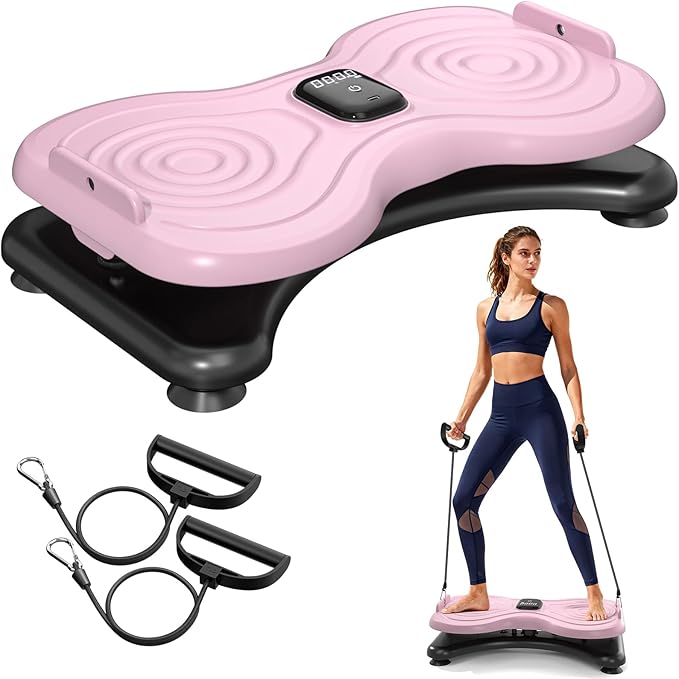 Silent Waist Twist Machine, Anti-Slip Twister Exercise Board with Stable Base, Waist Twisting Disc for Safe Ab Workout and Foot Massage at Home or Gym