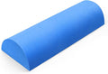 High-Density EVA Half Foam Roller, Firm Full Body Muscle Massager Stick for Athletes, Gym, Yoga, 15.7" × 5.9" × 2.7" Core & Balance Exercise 1/2 Foam Roller
