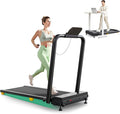 Walking Pad with 9% Incline, Compact Under Desk Treadmill for Home, 2.5HP Powerful 3 in 1 Portable Treadmill with Remote Control, Walking Pad for Home and Office