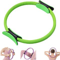 Pilates Ring Fitness Trainer, Yoga Ring Home Gym Equipment Inner Thigh Exercise, 14.96 Inch Yoga Ring Magic Circle, Double Padded Handle Exercise Resistance Equipment