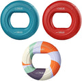 Hand Strengthener Grip 3 in 1 Rubber Circle Finger Wrist Exercise Squeezer 20 30 40 50 60 70 80 Pounds
