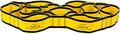 CanDo Multi-Grip Exerciser Plus, 6 Foot Exerciser, 9 Loops,