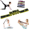 Fitness Resistance Band for Stretching and Yoga, Fashion Puller Exercise, Numbered Resistance Band with Handles for Arms, 8 Loops Elastic Exercise Bands for Yoga, Stretching, Fitness