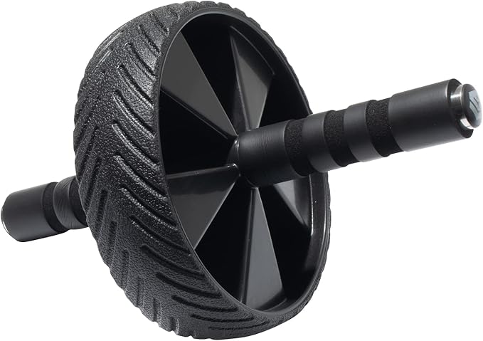Skelcore Ab Wheel Roller for Core Strength – Non-Slip Handles Exercise Roller for Abs, Portable Fitness Equipment for Home Gym – Ideal for Men & Women