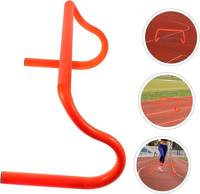 1pc Jumping Training Hurdle Portable Detachable Agility Training Rack for Football Basketball and More Enhances Speed and Coordination Orange Design