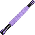 Muscle Roller & Massage Roller Stick for Athletes - Lymphatic Drainage Support, Relieves Muscle Soreness, Cramping & Tightness - Targets Legs, Arms, Back & Calves （Purple - 18inch）