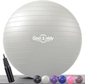 Soft Exercise Ball, Anti-Burst Pilates Yoga Ball Chair Supports 2200lb, Workout Equipment w/ Pump for Women Pregnancy, Medicine, Birthing, Physical Therapy, Stability, Excersing, Birth, Swiss, Fitness