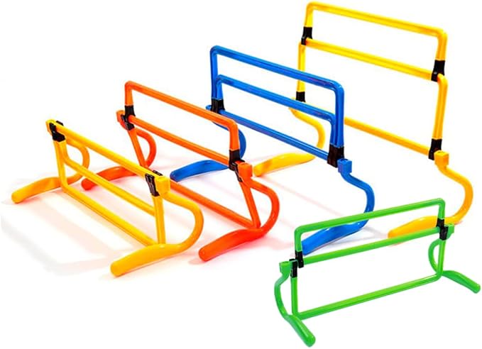Removable Agility Hurdles for Soccer Training Detachable Exercise Barriers for Use for Football Drills and Speed Training Green Color