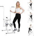 Stair Stepper with 4-Speed Adjustable | 265lbs Upgrade Foldable Stairmaster Machine for Home Gym Workout| Adjustable Handlebar & Pedals| Cardio Stair Climber with Low Noise（2025 Upgraded）