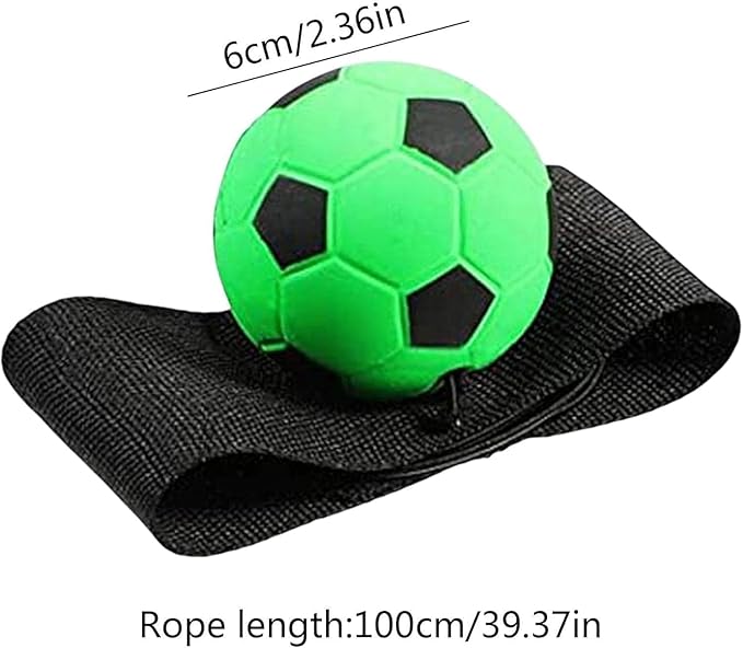 Wrist Return Ball with Elastic String, Rubber Sport, Exercise Play Rebound Bouncy Ball, for Sports