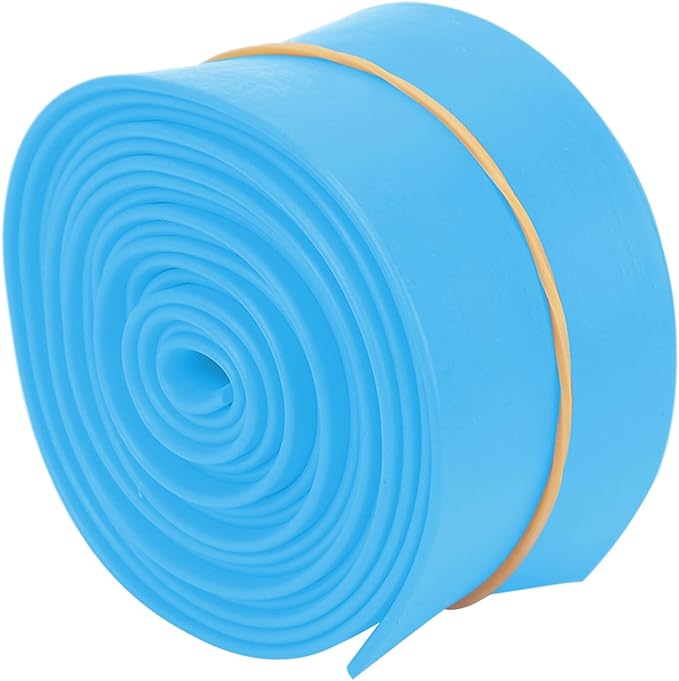 Semme 5cm X 2.5m Elastic Tension Strap for Strength Training Pilates Soft TPR with Buckles for Women and Girls Orange