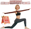 Fitness Resistance Band for Stretching and Yoga, Numbered Elastic Exercise Bands with Handles, Adjustable 8/10/12-Loop Design for Full Body Stretching and Pilates