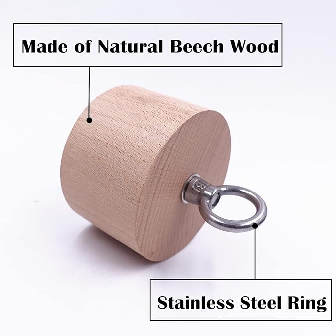 Wooden Pinch Block Grip Workout Climbing Power Grip Forearm Finger Exerciser Strength Training Strengthener Equipment