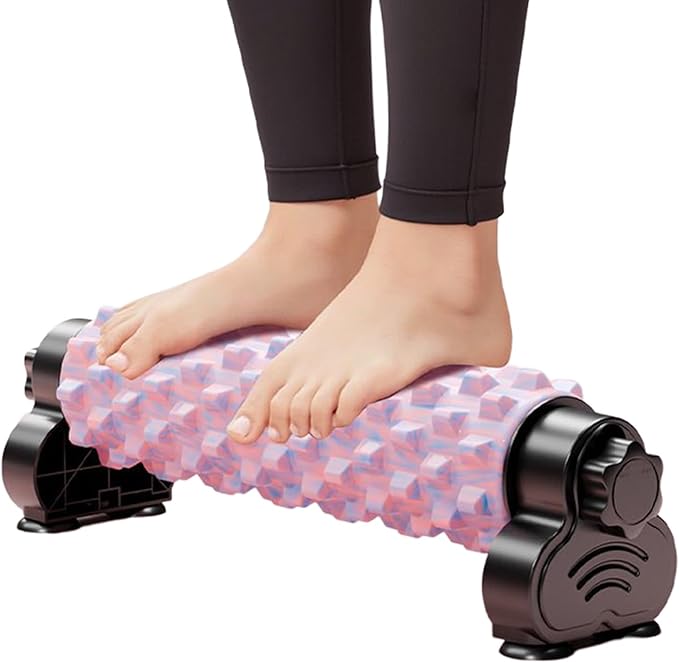 Foam Roller for Body Exercise - Leg Massage | Deep Stretching Roller with Support for Home Gym, Yoga, Pilates, Fitness, Post-In Recovery