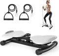 waist twister，waist twisting machine twister board with 300 lbs Weight Capacity, Noiseless Fitness Tool Foot Massage, Core Workout for Belly Fat Loss Anti-Slip Home Gym Equipment for Women Men Grey