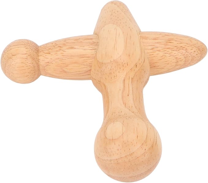 Trigger Point Massager Tool, Wood Deep Tissue Acupressure Massage Tools for Full Body Relaxing, Handcrafted Thumb Saver Massager