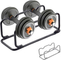 2 IN 1 Dumbbell Rack/Barbell Rack Holder, Solid Steel Make Strength training Dumbbell Rack,660LB Capacity, Universal Dumbbell Storage Stand/Storage Racks,Stand Weight Lifting Dumbbell