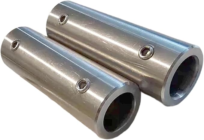 2X Power Rack Attachment Pin Adapter Sleeves,Screws Hardware Strength Training Equipment 5/8" to 1" Wrench for Studios Sports